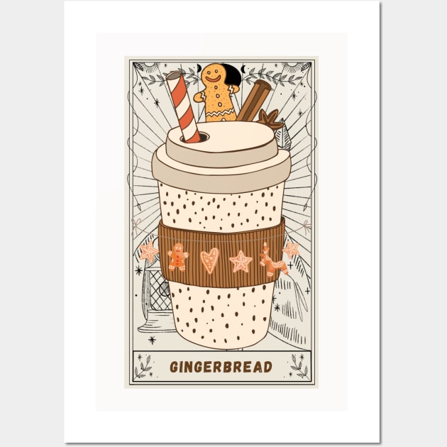 Gingerbread Latte Tarot Wall Art by Serendipity Hippie